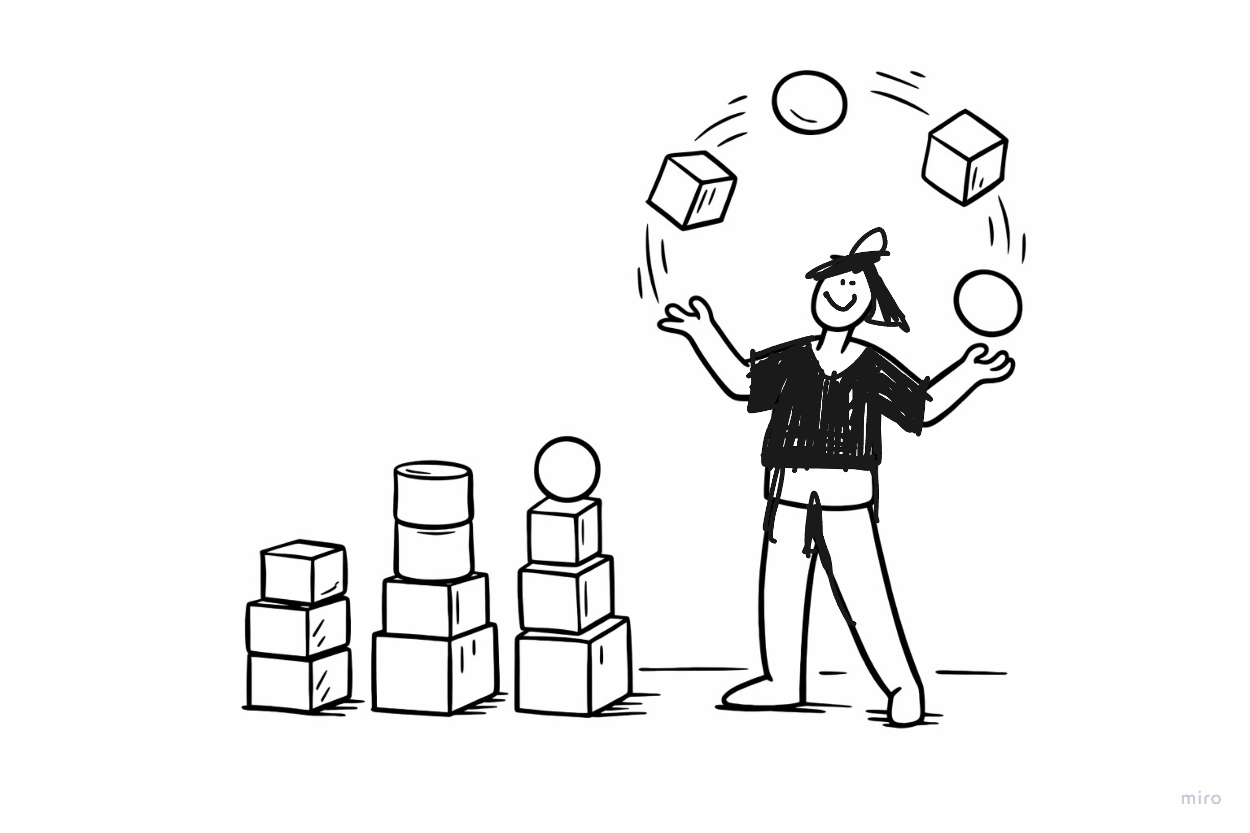 Illustration: Jonglieren