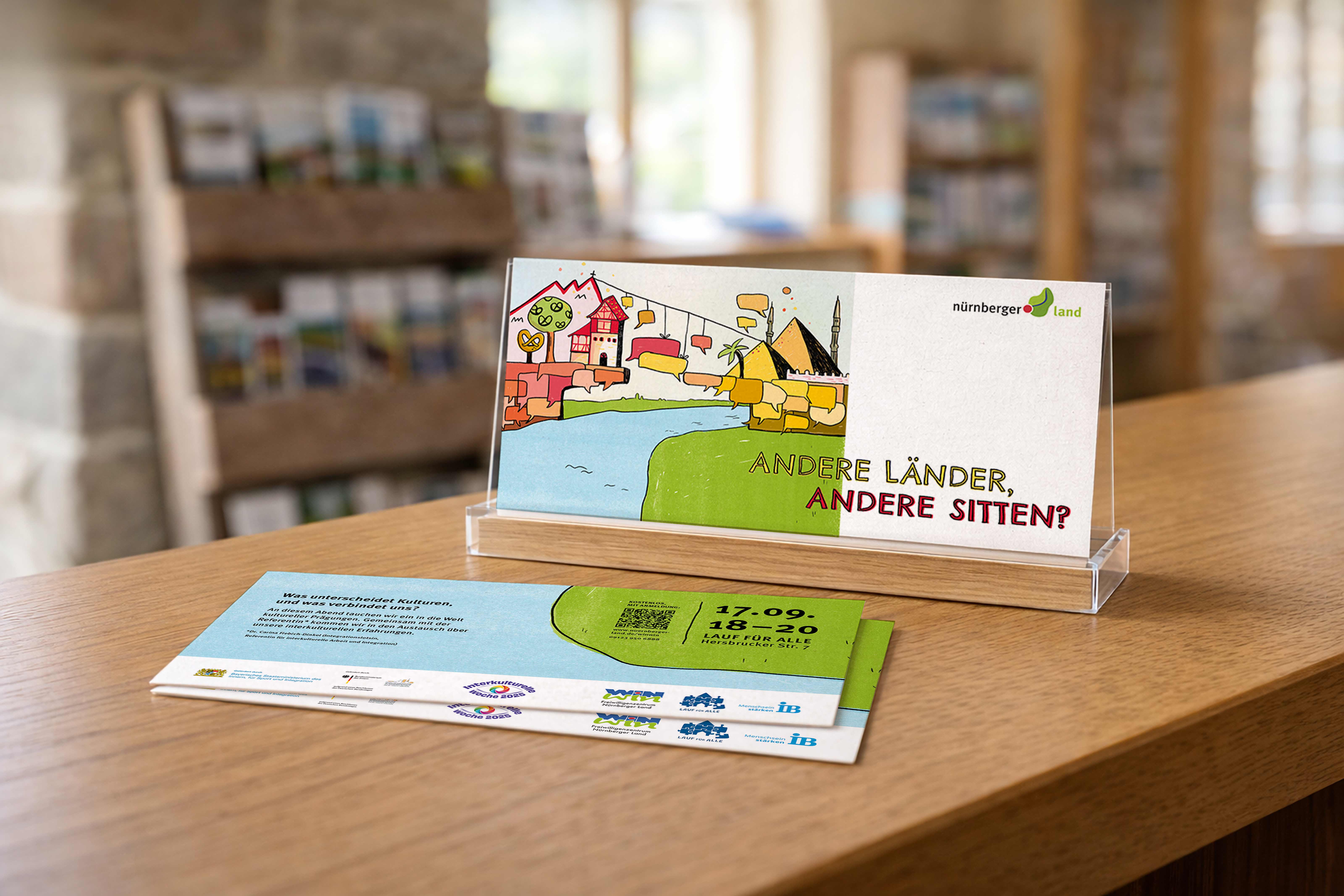 Andere Länder, andere Sitten? – Plakat & Flyerdesign