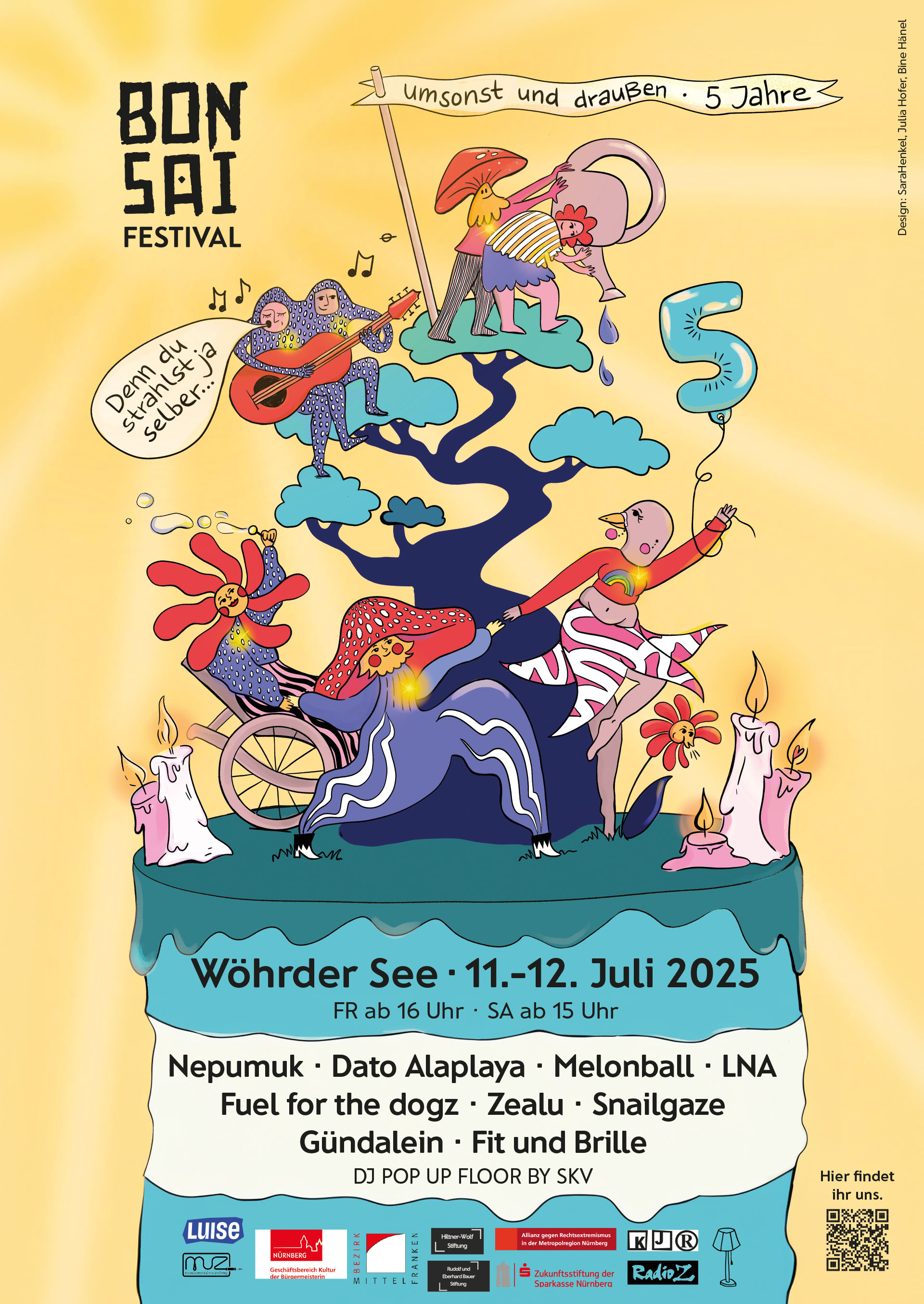 Bonsai Festival Jubiläumsdesign 2025 – Plakatdesign & Illustration