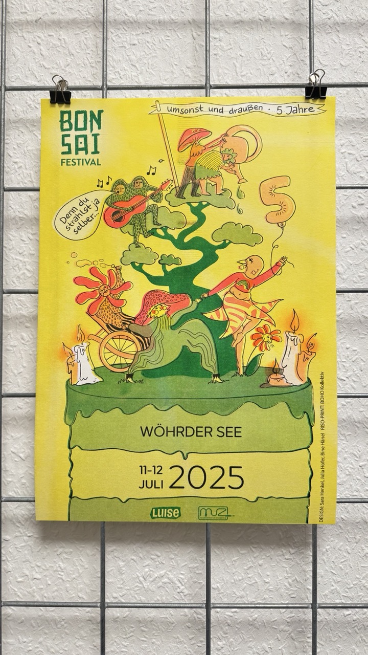 Bonsai Festival Jubiläumsdesign 2025 – Plakatdesign & Illustration