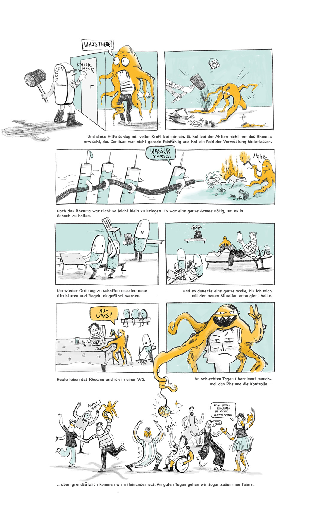 Rheuma Comic Kampagne